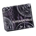 Supernatural Pentagram Wallet Mens PU Leather Credit Card Holder Wallet Bifold ID Cash. 