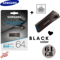 Samsung 64GB 100GB Flash Drive USB in Black color (+Type c OTG) Data Traveler USB flash drive Metal body Memory Stick  Pen Drive With (1 YEAR WARRANTY). 