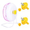 Hamster Toy Accessories Easy To Install Hamster Running Wheel Bearing Plastic/Stainless Steel Orange Hamster Bearing Shaft Nut Silent Running Wheel Axle For Guinea Pig. 