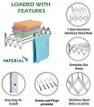 Rust-free Stainless Steel Wall Mount/Mounted/Mounting Clothes Drying Stand/Cloth Dryer Racks/Towel Dry Foldable Laundry Rack For Bathroom/Balcony/Indoor/Outdoor. 