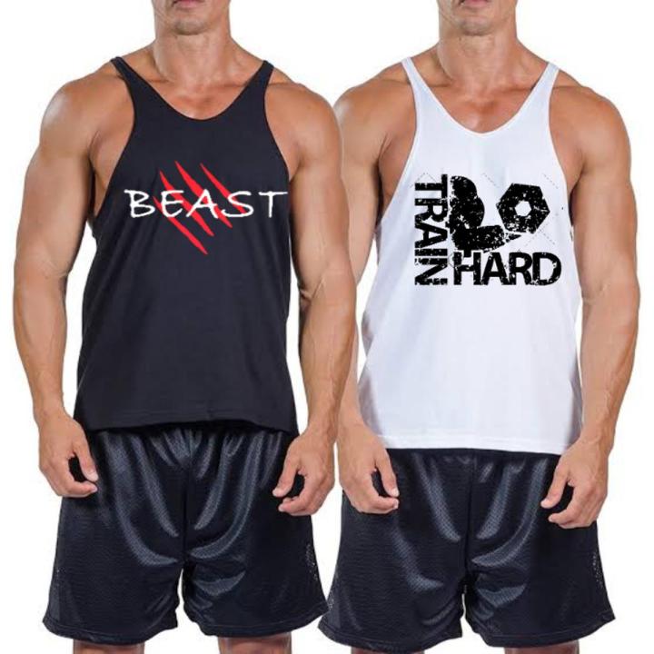 Bundle of 2 Musculer Gym sando For men_gym_sandoos