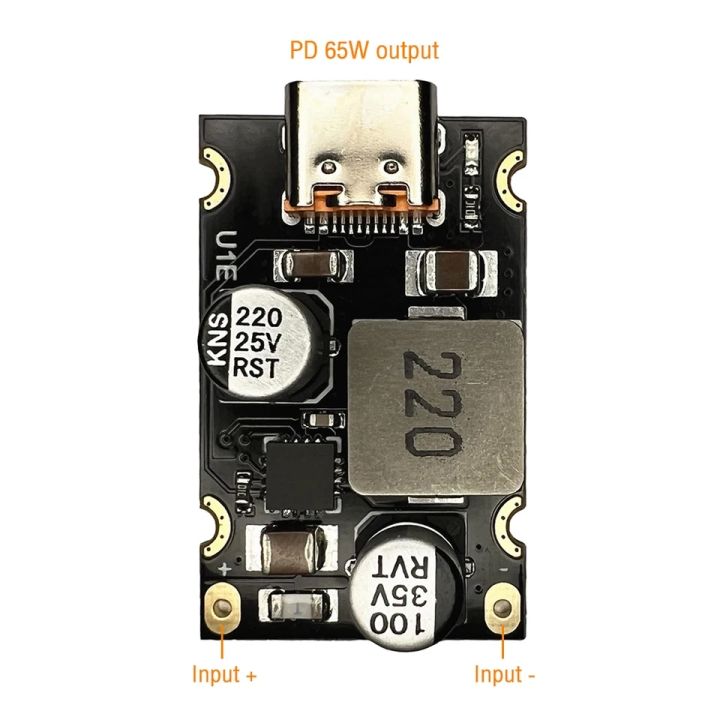 QC3.0/PD3.1 (DC 8-30V Input) 65W Fast Quick Charging Circuit Module ...