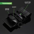 Auto lock buckle belt for men easy adjustable pvc rubber-leather belt for man. 