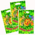 JUNGLE THEME GOODY BAG - PACK OF 10 GOODY BAGS - JUNGLE THEME GOODY BAGS. 