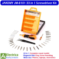 JAKEMY JM-8101 33 in 1 Precision Screwdriver Set | Multifunctional Repair Tool Kit for Laptop & Electronics by Electrica. 