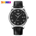 SKMEI Fashion Men Women Quartz Leather Casual Business Waterproof Watch Men Women 9058 (One Watch). 