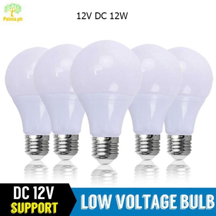 DC 12V LED Bulb E27 Lamps 12W Bombilla For Solar Led Light Bulbs 12 Volts Low Voltages