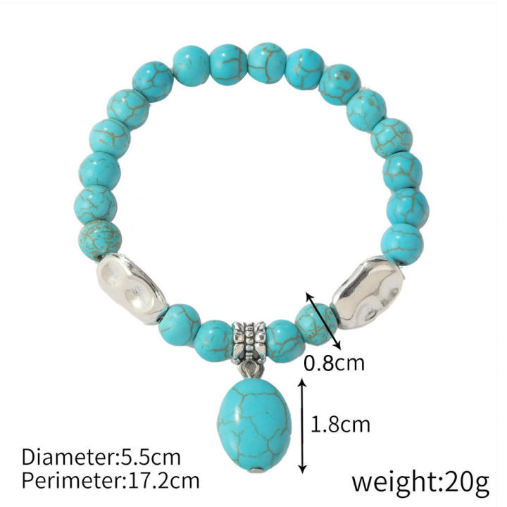 Yoga bracelet Natural stone beads bracelet Handmade Lady girl gift Chakra bracelet  bracelet 8mm Blue  bracelet for Meditation Yoga practice Stress relief Spiritual healing Fashion accessory