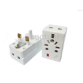 (Pack of 2) Multi 3 Pin Shoe With Fuse & Extra Socket - 13 Amp 250 V. 