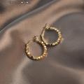 Women Hoop Earrings Small Simple Fashionable Round Earrings. 