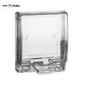 Universal Waterproof 86 Type Transparent Wall Socket Plate Panel Light Switch Box Cover Protector. 