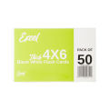 Flash Cards - Index Cards - Memo Cards Excel 6X4 Inches Blank. 