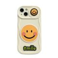 [autismaut] Three-Dimensional Couple Smiley Face Sliding Window iPhone15Pro Phone Case Suitable for Apple 14/13 Cartoon 12 Protective Sleeve 11. 