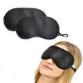 Pack of 2 - Sleeping Nap Eye Mask Eye Shade Cover Travel Office Sleeping Rest Aid Cover Blindfold Eye Patch Eyeshade Eye Mask Black. 