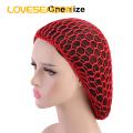Crochet Hair Net Stylish Tangle-free Hair Nets Set of 3 Perfect for Shower Sleep Crochet Hats Hand Woven Mesh for Easy Use Southeast Asian Buyers' Favorite Medium Length Hair Net. 