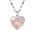 Best Mom Ever Necklaces For Women Mama Letter Heart Shape Pendant Chains Mother's Day Jewelry. 