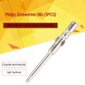 Goto 5Pcs Magnetic Precision  Screwdriver Bits Set Cross Tip Hand Tools. 