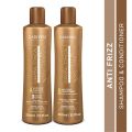 CADIVEU Keratin Brazilian Cacau Straightening Damage Shampoo Conditioner Set 300 ml. 