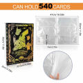 Pokemon Album Book 9 Pocket Binder Pokémon 432/540 Cartoon Pikachu Game Cards Holder Collection Map Folder Loaded List Kids Gift. 
