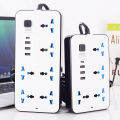 Universal Extension Lead with Multiple Function, 3 Pin Socket Outlet with 6  Surge Protector Sockets | 3 USB Port | 1 Type-C Port,3M copper wire Electric Mains Strip for Home,Kitchen,and Office. 