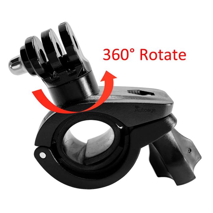 360 Degree Rotation Bike Bicycle Handlebar Handle Bar Mount Holder For Gopro Hero 10 9 8 7 6 5 4SJCAM Camera Accessories