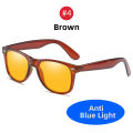 VIVIBEE Classic Square Gaming Blue Light Blocking Glasses Men Yellow Women Office Anti Light Eyeglasses Computer Filter Goggles. 
