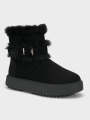 Unze London Women's "ABRAX" Winter Cozy Flat Boots For Women - Boots For Women. 