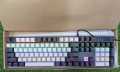 RGB Mechanical Gaming Keyboard – Blue Switches, Anti-Ghosting, USB Wired, Metal Panel, Multicolor Backlit (Full Size). 