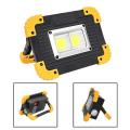 USB Rechargeable 20W COB LED Flashlight Outdoor Waterproof Flood Light USB and Power Bank Charging Strong Flashlight for Camping Traveling Hiking Cycling Workshop Car Repairing and SOS Emergency. 
