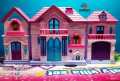 Barbie Doll Mini Villa Set Fancy Style Dollhouse For Girls With Cute Little Colorful Accessories-High Quality Colorful Barbie Princess Theme Dollhouse Play Set-20832. 