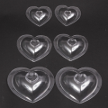 Valentine's Day Chocolate Mould Reusable Heart Shape ABS Plastic Heart Molds Non-Stick 3Pcs/Set Polycarbonate Mold for Baking. 
