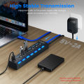 USB 3.0 Super Hub With 7 Ports Hi-Speed. 