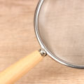 1Pc 304 Stainless Steel Mesh Filter Spoon With Wooden Handle Flour Filter Spoon Household Kitchen Fried Food Filter Colanders. 