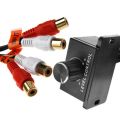Universal Amplifier Bass RCA Gain Level Volume Control Knob For Car Home Black. 