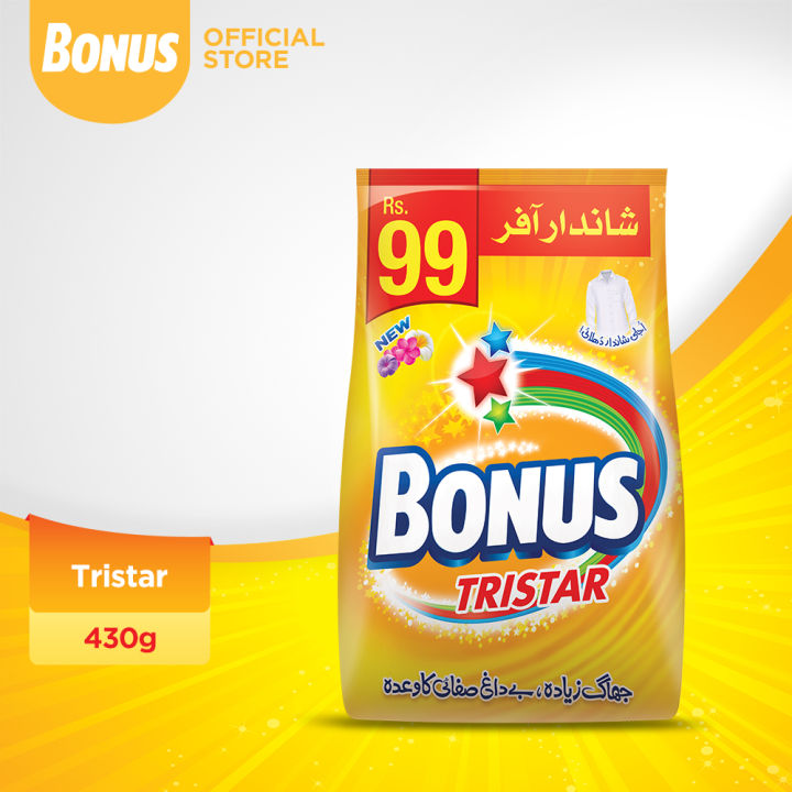 Bonus Tristar 430g - Detergent Washing Powder