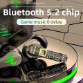 New Noise Reduction Earbud Gaming Earphone N35 TWS Wireless Earphones 9D Bluetooth-compatible 5.2 Music Headphone With Microphone. 
