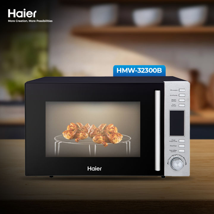 Haier%2032L%20/%20Grill%20MWO%20Series%20/%20HMW-32300B%20(Intelligent%20Chef%20with%20Auto%20Menu%20-%20%20Defrost%20Function%20-%20%20Speed%20&%20Weight%20Function)%20/%20Microwave%20Oven%20/%20Haier%20Warranty%20-%20Image%203