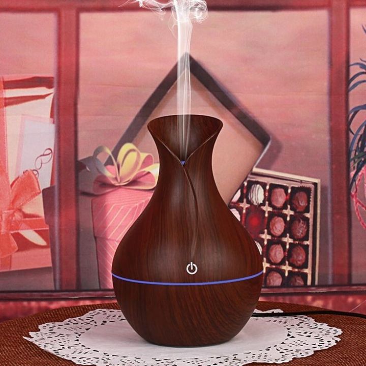 Wooden Humidifier | USB Desktop Humidifier for Car, Bedroom, Office | Air Diffuser Fogger Mist Maker Sprayer | Ultrasonic Mini Aroma Humidifier | Mini USB Charging | Ramadan Special Offer