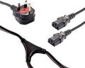 Power Cord Cable pc 6 Foot AC 3 Prong Power Cord Dual Monitor Computer Screen. 