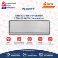 GREE Inverter Split AC ( 2025 New Model ) |  Model: GS-24AITH23 -T3 | 2 Ton Full DC Inverter | Big Size Indoor & Outdoor | T3 Compressor | WiFi Enable | Stable Cooling even at High Temperature 68°C | 10 Years Compressor | Warranty. 