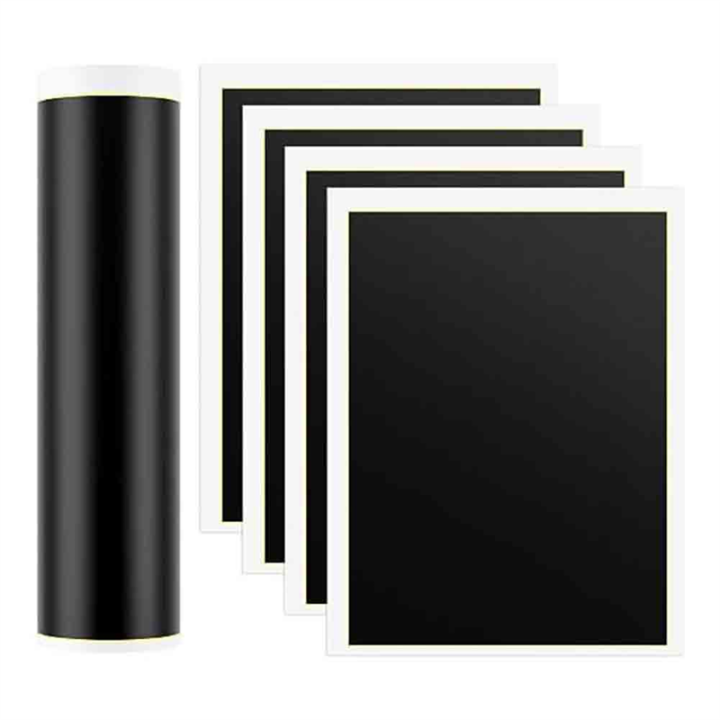 4 PCS Black Laser Engraving Marking Paper 39X27cm Laser Color Engraving Paper for Metal, Glass, Ceramics