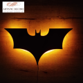 3D Batman LED Wall Lamp – Black Gaming Room Decor, Night Light Wall Art. 