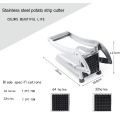 Stainless Steel French Fries Potato Cutter Slicer Potato Chips Making Machine. 