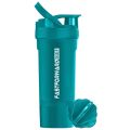 Shaker Bottle - 24 Ounce Protein Shaker Plastic Bottle for Pre & Post workout with Twist and Lock Protein Box Storage. 