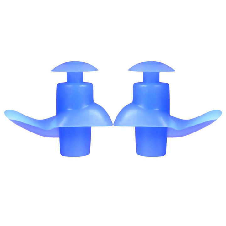 1 Pair Waterproof Silicone Swimming Earplugs for Adult Swimmers Children Diving Soft Anti-Noise Ear Plug