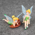 4pcs/Set 3-10cm Princess Tinkerbell Tinker Bell Beautiful Faery Fairy Elf Flower Elves PVC Action Figure Mini Model Toys Dolls. 