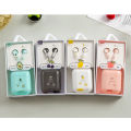 Cartoon Painted Earphones/In-Ear Headphones/Earbuds With Free Storage Box,Mic Noise Isolating 3.5mm Jack. 
