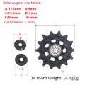 12T 14T 12 Speed Bicycle Mountain Bike Pulley Wheel Rear Derailleur Repair For XX1 X01 GX Eagle Accessories Parts. 