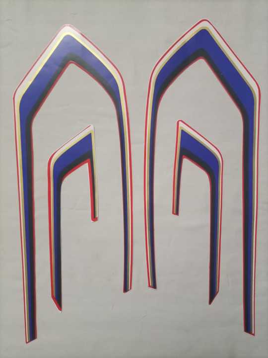 Tanki Tapa Sticker 1988 Model Honda 70  ( COMPLETE SET )