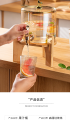 Glass Beverage Dispenser with Spigot - 3.2L Beverage Jar with Spigot and Lid and Wooden Stand for Serving Hot or Cold Drinks, Juices, Ice Water at Parties and Camping - 3200ml. 
